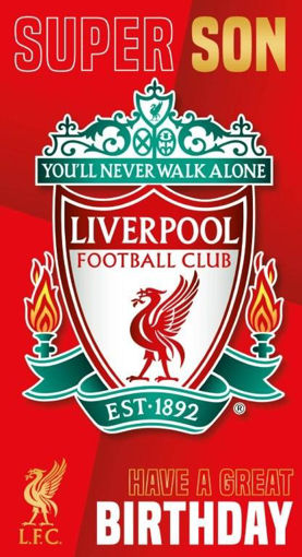 Picture of LIVERPOOL SUPER SON BIRTHDAY CARD